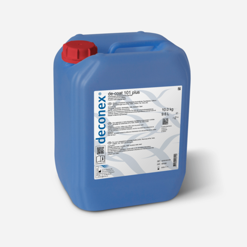 deconex DE-COAT  im 9,6 L Gebinde von Borer Chemie: Zur Entschichtung von Hartmetallen sowie HSS und andere Werkzeugstähle.